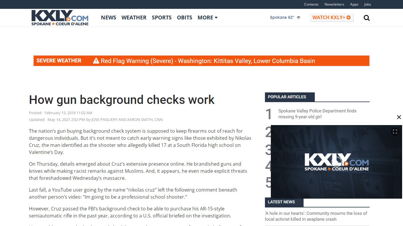 How gun background checks work - KXLY